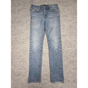 Levis 511 Jeans Mens 30x32 (FITS 28x29) Blue Made Crafted Selvedge Tapered Slim